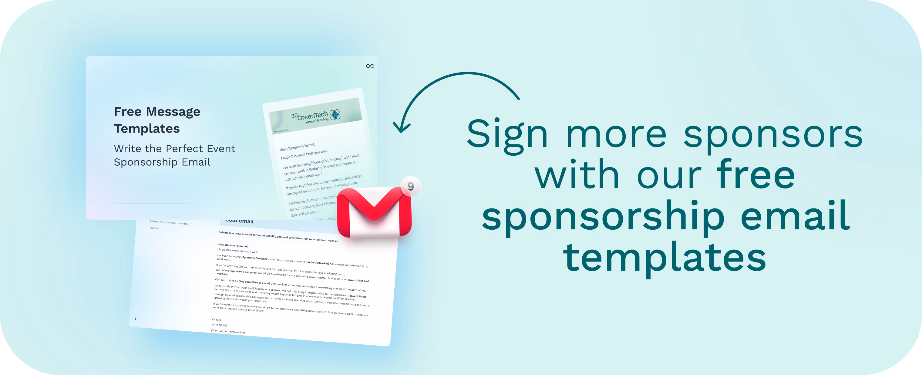 Free trade show sponsorship email templates